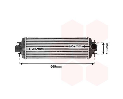 Intercooler, charger 43004358 International Radiators