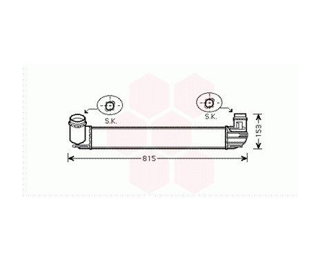 Intercooler, charger 43004412 International Radiators, Image 2