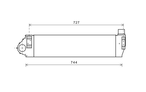 Intercooler, charger 43004482 International Radiators
