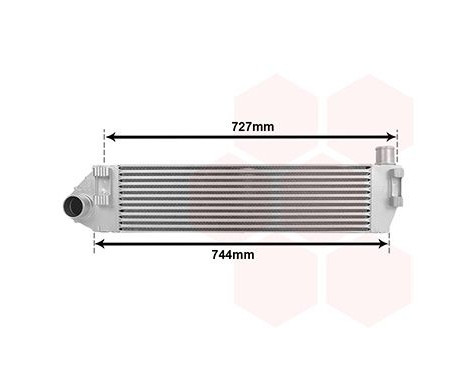 Intercooler, charger 43004482 International Radiators, Image 2