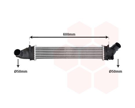 Intercooler, charger 43004496 International Radiators
