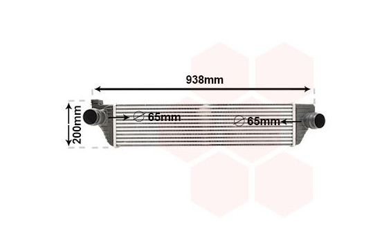 Intercooler, charger 43004498 International Radiators