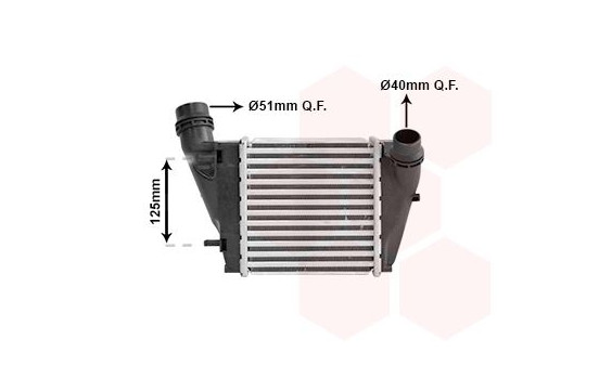 Intercooler, charger 43004552 International Radiators