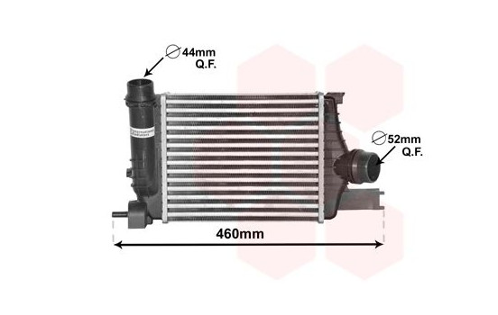 Intercooler, charger 43004602 International Radiators