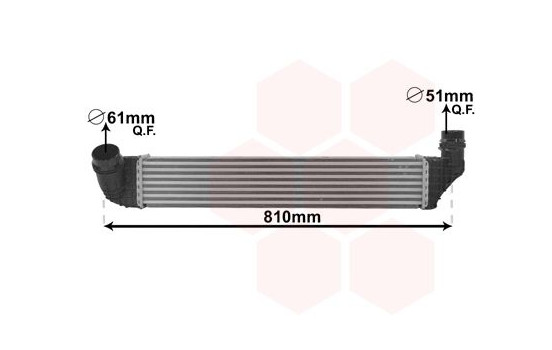 Intercooler, charger 43004614 International Radiators