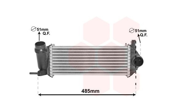 Intercooler, charger 43004615 International Radiators