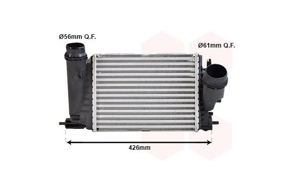 Intercooler, charger 43004680 International Radiators