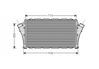 Intercooler, charger 47004066 International Radiators