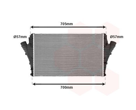 Intercooler, charger 47004068 International Radiators