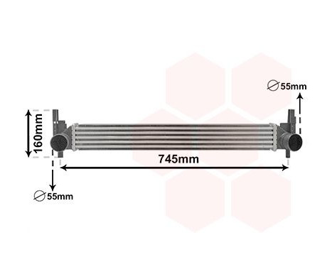 Intercooler, charger 49004039 International Radiators