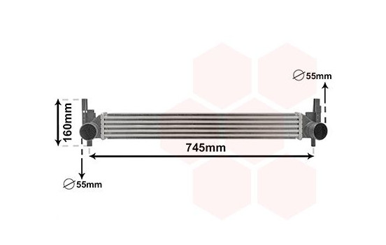 Intercooler, charger 49004039 International Radiators