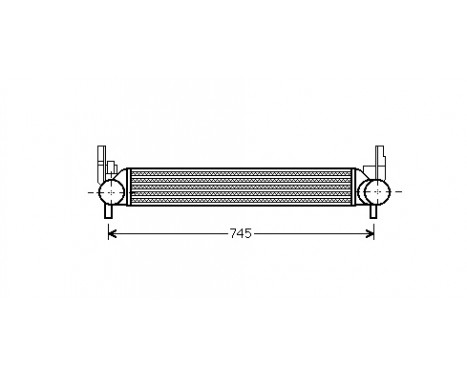 Intercooler, charger 49004039 International Radiators, Image 2