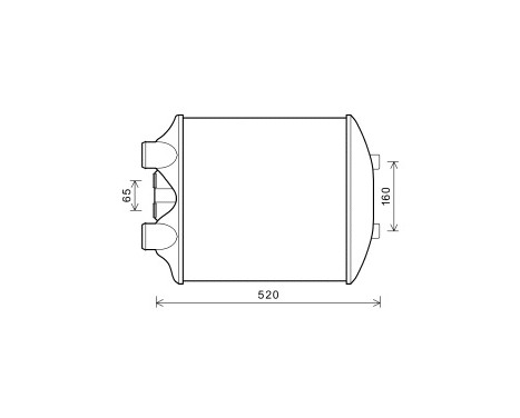 Intercooler, charger 49004040 International Radiators, Image 2