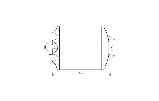 Intercooler, charger 49004040 International Radiators, Image 2