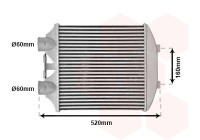 Intercooler, charger 49004040 International Radiators