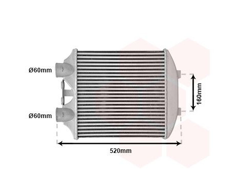 Intercooler, charger 49004040 International Radiators