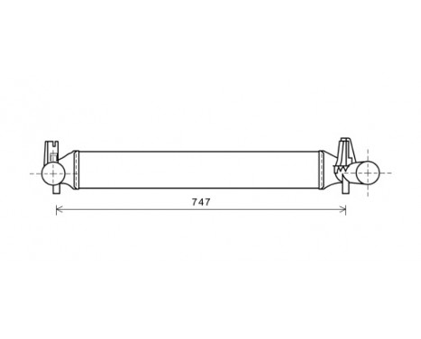 Intercooler, charger 49004042 International Radiators