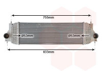 Intercooler, charger 52014134 International Radiators
