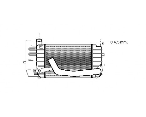 Intercooler, charger 53004361 International Radiators