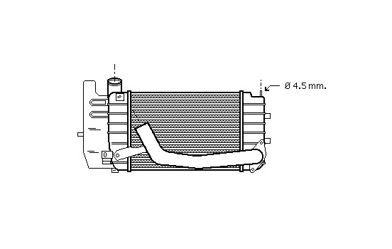 Intercooler, charger 53004361 International Radiators
