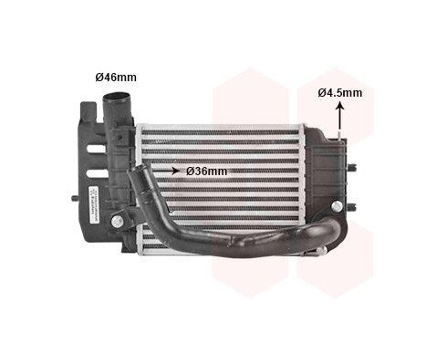 Intercooler, charger 53004361 International Radiators, Image 2