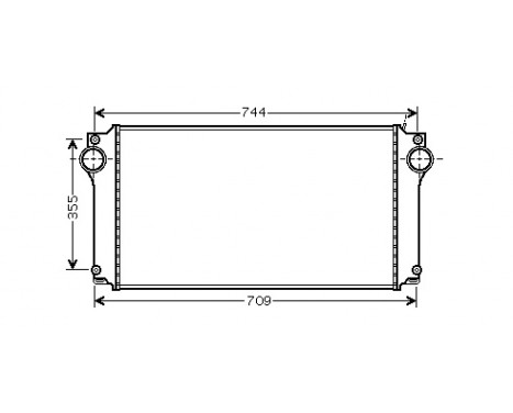 Intercooler, charger 53004362 International Radiators, Image 2