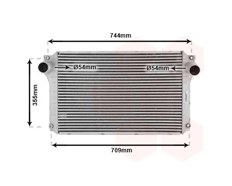 Intercooler, charger 53004362 International Radiators