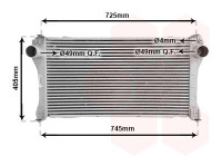 Intercooler, charger 53004476 International Radiators