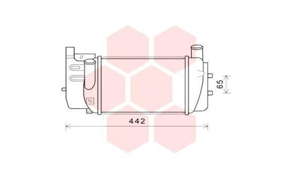Intercooler, charger 53004645 International Radiators, Image 2