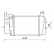 Intercooler, charger 53004645 International Radiators