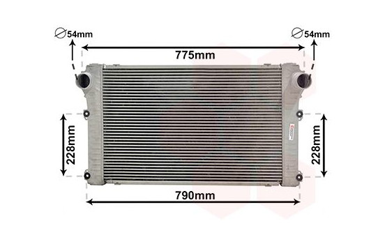 Intercooler, charger 53014700 International Radiators