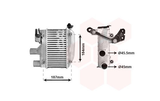 Intercooler, charger 53014703 International Radiators