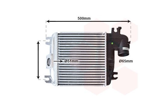 Intercooler, charger 53014705 International Radiators