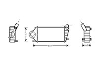 Intercooler, charger 58004194 International Radiators