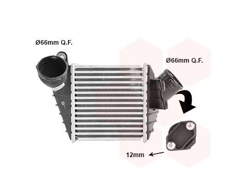 Intercooler, charger 58004219 International Radiators