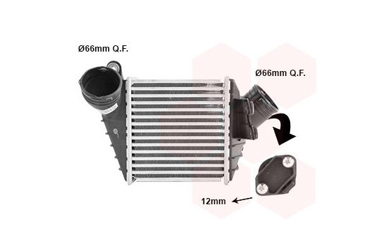 Intercooler, charger 58004219 International Radiators