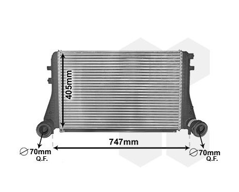 Intercooler, charger 58004227 International Radiators