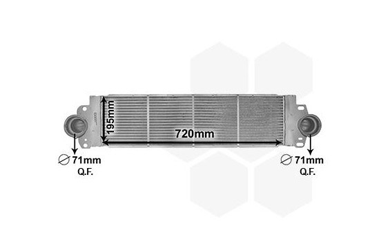 Intercooler, charger 58004233 International Radiators