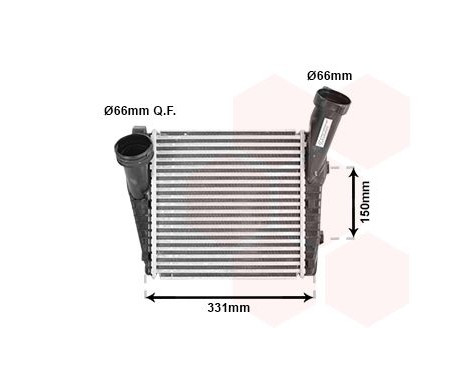 Intercooler, charger 58004235 International Radiators, Image 2
