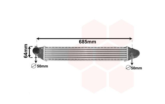 Intercooler, charger 58004248 International Radiators