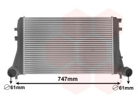 Intercooler, charger 58004306 International Radiators