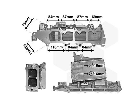 Intercooler, charger 58004361 International Radiators