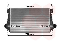 Intercooler, charger 58004368 International Radiators