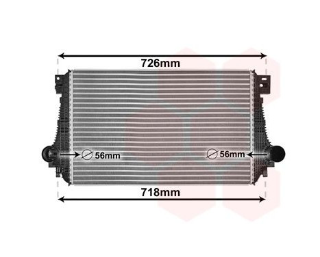 Intercooler, charger 58004368 International Radiators
