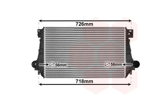 Intercooler, charger 58004368 International Radiators