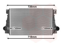 Intercooler, charger 58004371 International Radiators