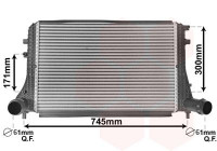 Intercooler, charger 58004377 International Radiators