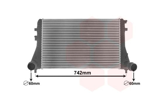 Intercooler, charger 58014701 International Radiators