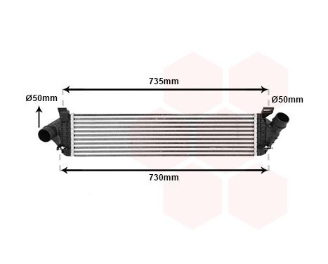 Intercooler, charger 59004134 International Radiators