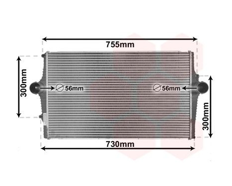 Intercooler, charger 59004136 International Radiators